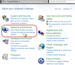Chia sẻ tập tin thư mục và máy in trên mạng Windows 7