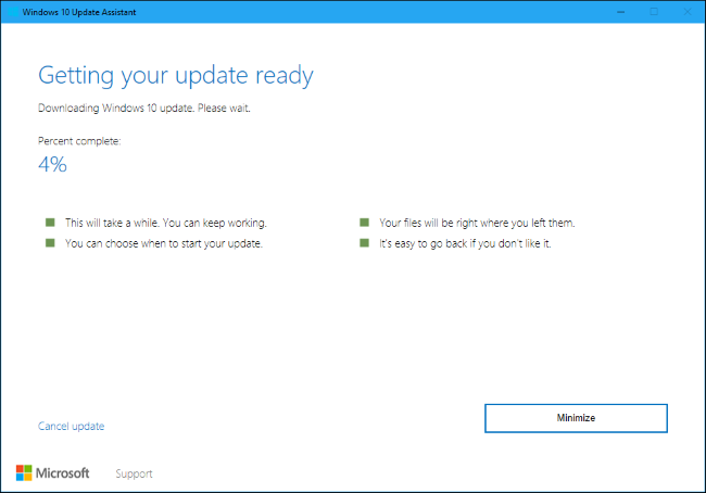 Cách Update lên Windows 10 Creator